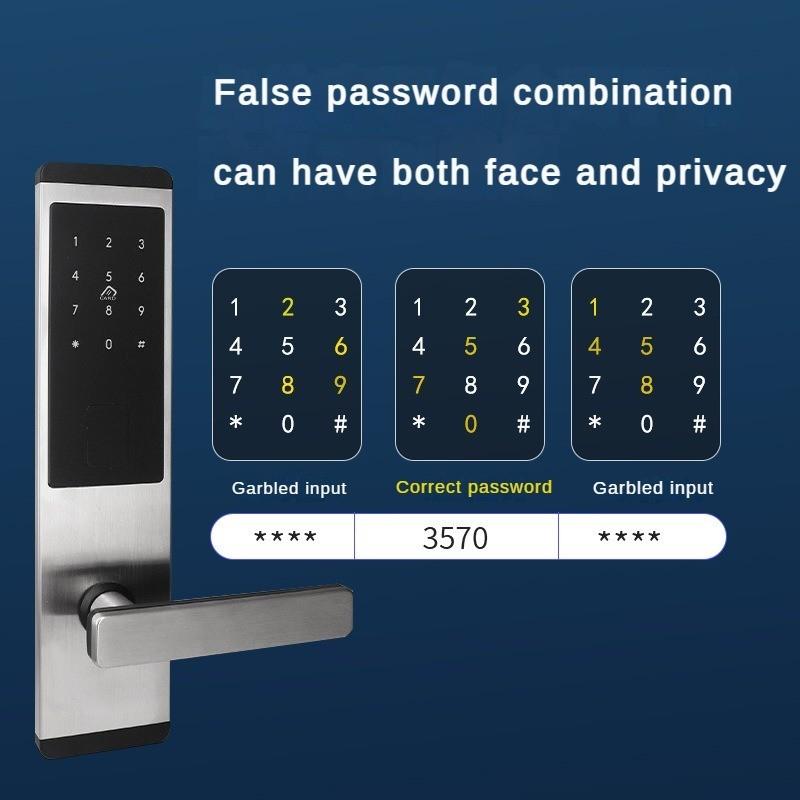 Ferienwohnungen Elektronisches Karten-Türschloss Mietzimmer Hotel Haushaltstürschlösser Intelligentes Bluetooth Passwortschloss
