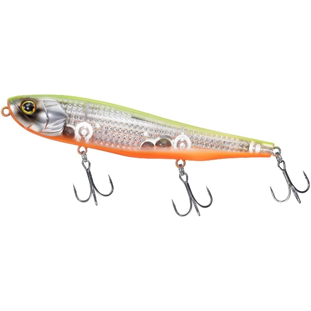 Daiwa Morethan Monster Slider 135FLI Laser Impact Fishing Lure 13.5cm Light Chartreuse Blue Pearl