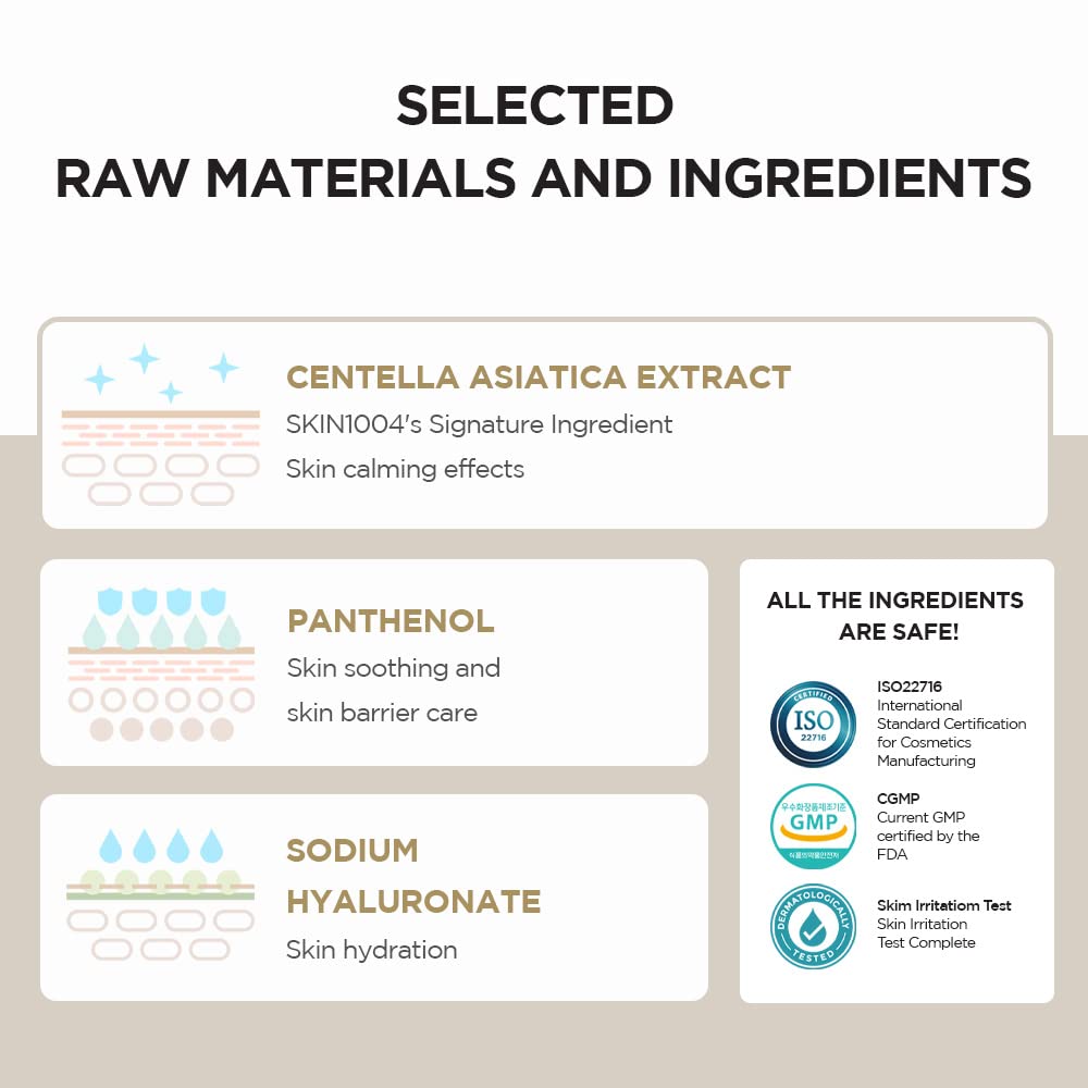 Skin1004 Madagascar Centella Quick Calming Pad – Soothing & Moisturising Toner Pads with Centella Asiatica Extract, Vegan, Korean