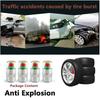 Car Tire Pressure Monitor Valve Stem Caps Sensor Indicator Warning Device Tyre Air Pressure Gauge Accessories