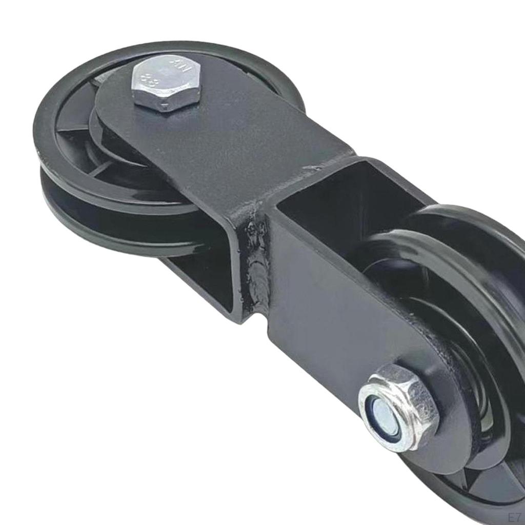 Akcesoria do podwójnego bloczka, Przyrząd do ściągania w dół, Solidny, Części zamienne do podnoszenia ciężarów, DIY Fitness