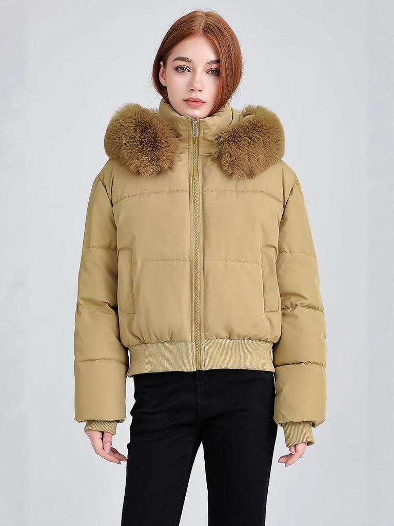 Women's 2025 Winter Fashion Short Cotton-Padded Jacket - Thickened Down-Alternative Coat