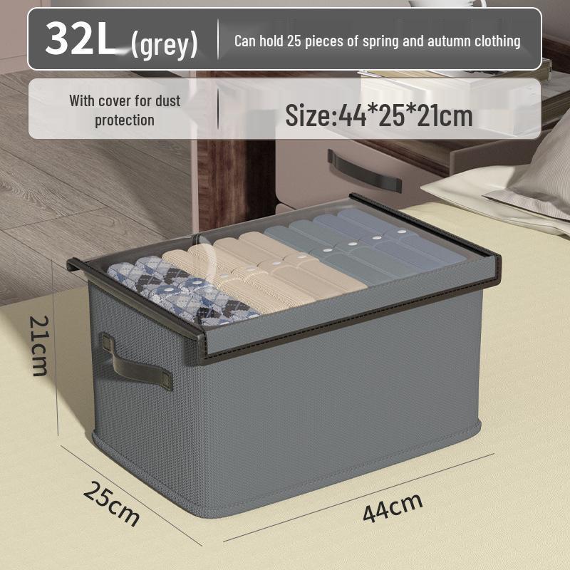 Large Waterproof Foldable Fabric Storage Box for Clothes