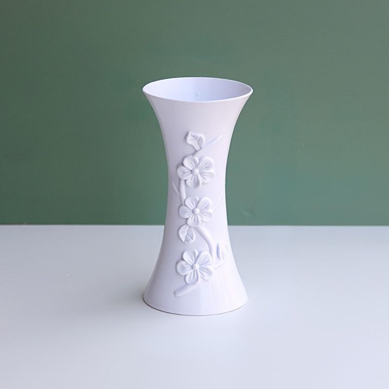 3D Plum Blossom Vase Flower Basket Plastic Vase multi-color handicraft home simulation flower arrangement utensils