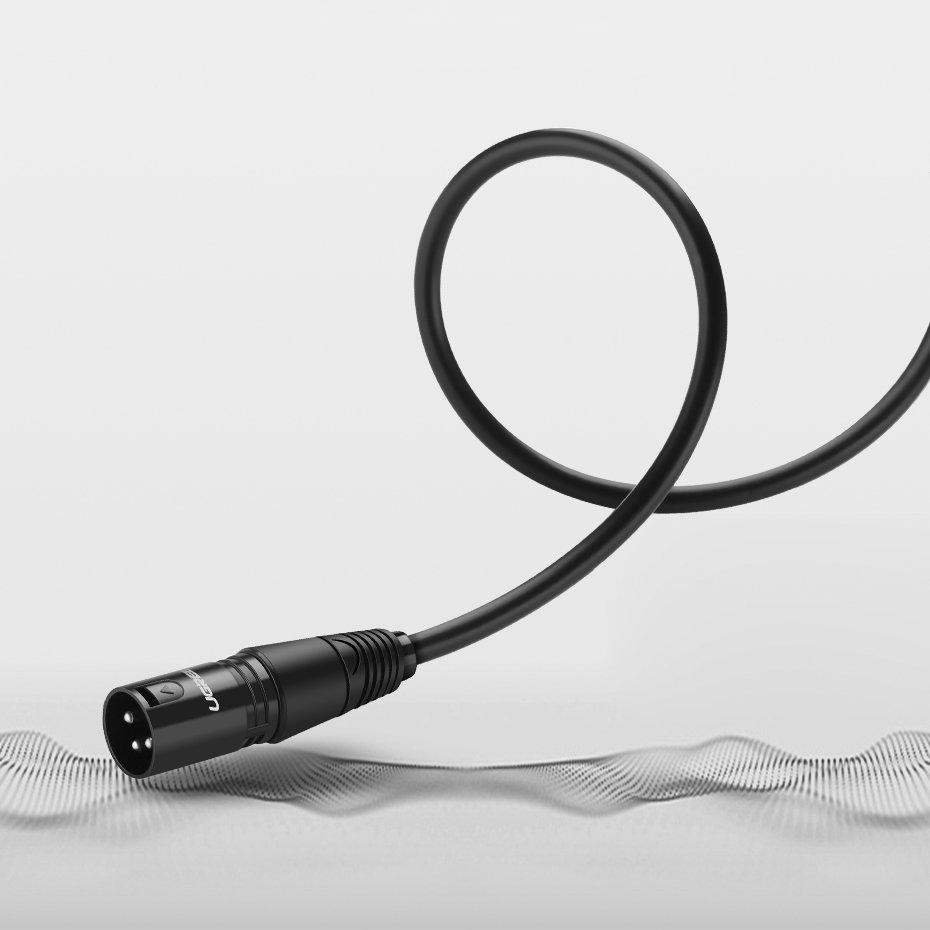XLR Microphone Audio Cable Extension Cable 2m Black