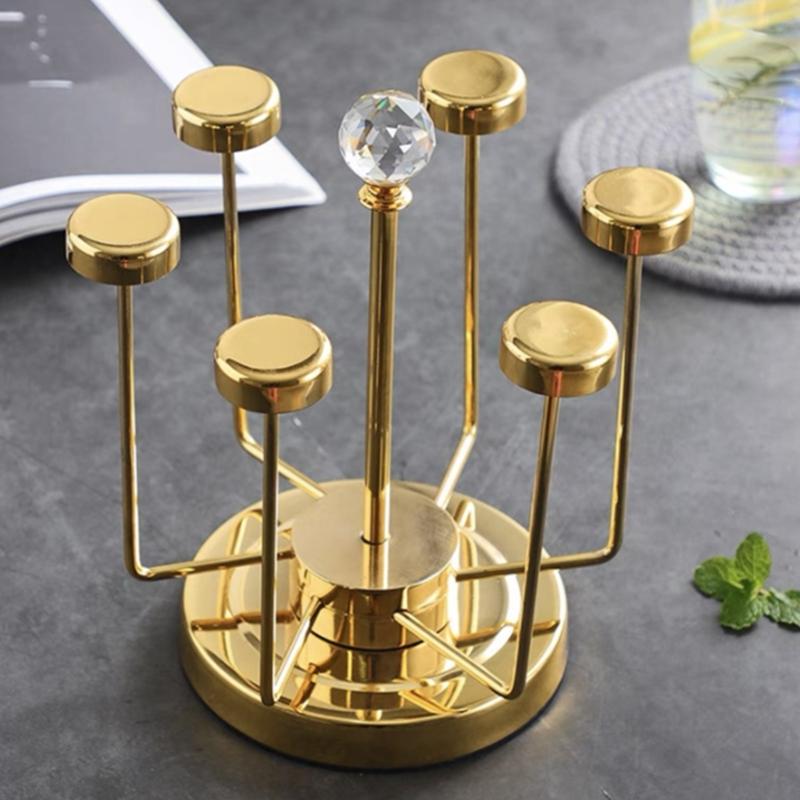 Multifunctional Stainless Steel Organizers For Cups And Jewelry Display Rustproof Construction Elegant Styles