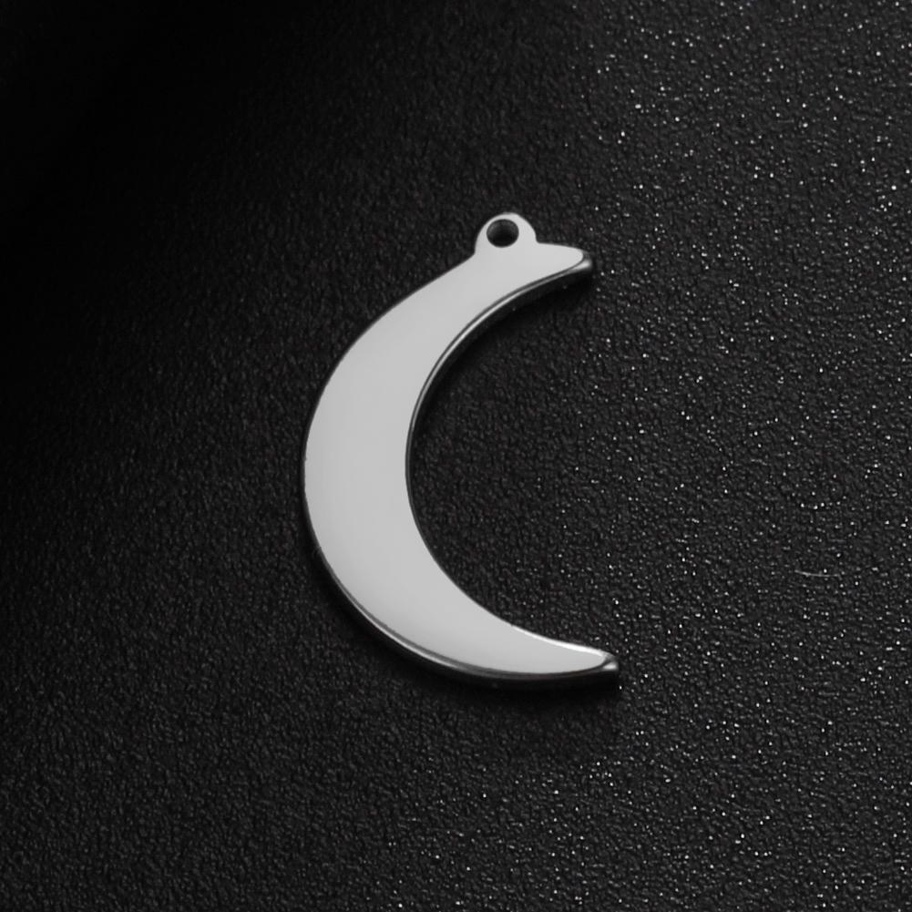 Teamer 5pcs Fashion Charms for Jewelry Making Stainless Steel Charm Pendant DIY Bracelets Necklace Jewelry Accessories Wholesale
