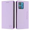For Motorola Edge 40 Neo 5G Leather Case RINACASIS RC01 Phone Cover with RFID Blocking Wallet Stand