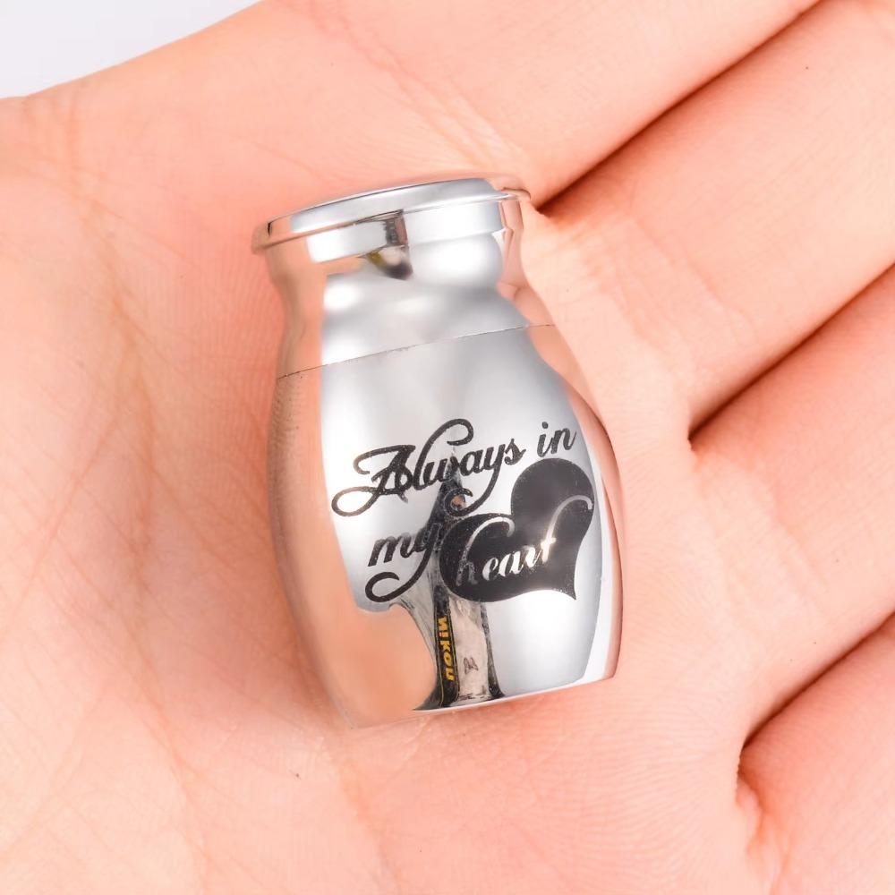 Aluminum Zinc Zinc Alloy Dog Cat Memorial Urn Mini Pet Cremation Urn  For Pets Small Animals Ashes