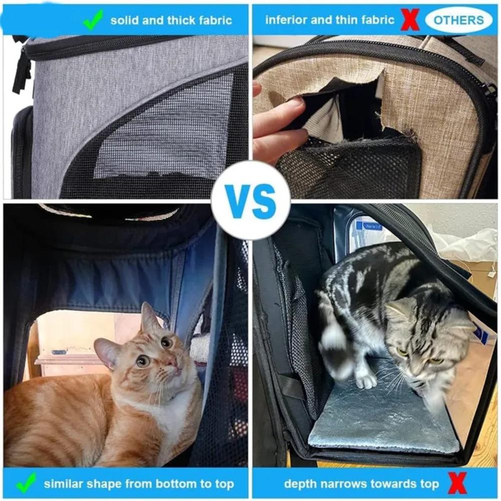 Breathable Pet Backpack Large Capacity Pet Travel Bag Multi-function Cat Carrier  Transport