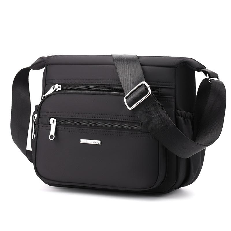 

Женская сумка-мессенджер, большая вместимость, нейлоновая сумка, сумка через плечо, сумка для матери чёрный