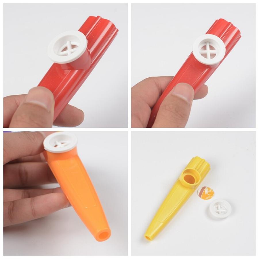 4/16pcs Plastic Kazoo Wind Instrument Festival Party Atmosphere Creating Supplies for Music Lovers Stage Street Performance XJM