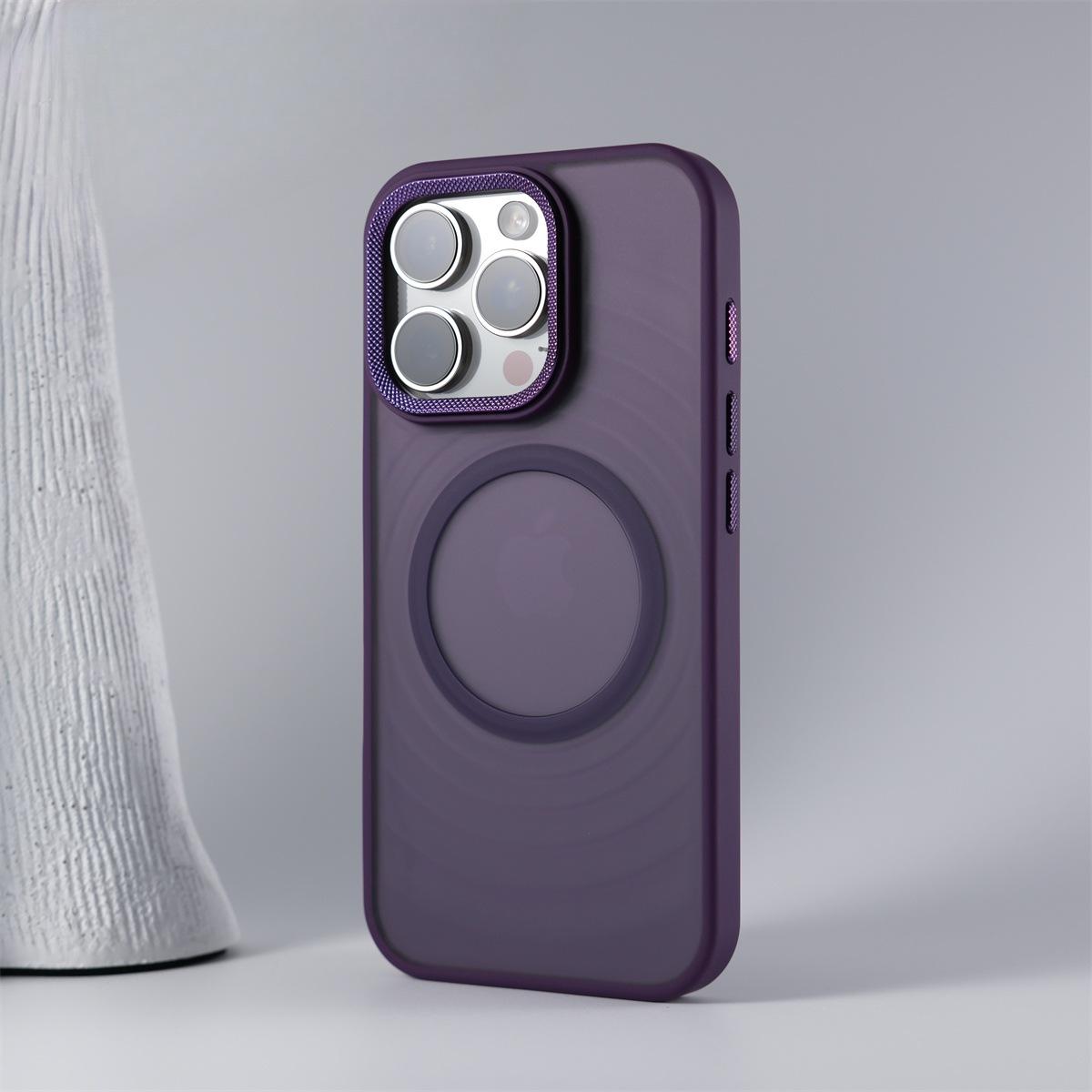 

Applicable To Apple 17 Wave Pattern Magnetic Suction Phone Case IPhone 16 Promax Drill Pattern Lens Protective Case 15 iPhone 12 PROMAX