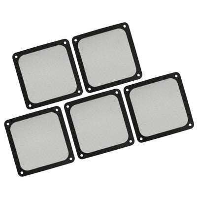 PC Fan Dust Filter Mesh Magnetic Frame Nylon Chassis Fan Dust Mesh Cover for Computer Case Power Supply Unit 140mm 5pcs