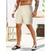 Pantaloni Sportivi Estivi a Laccio Monocolore Velluto a Coste Semplici Pantaloncini a Cinque Quarti Pantaloncini da Uomo Multitasche Pantaloni Casual Pantaloncini da Uomo