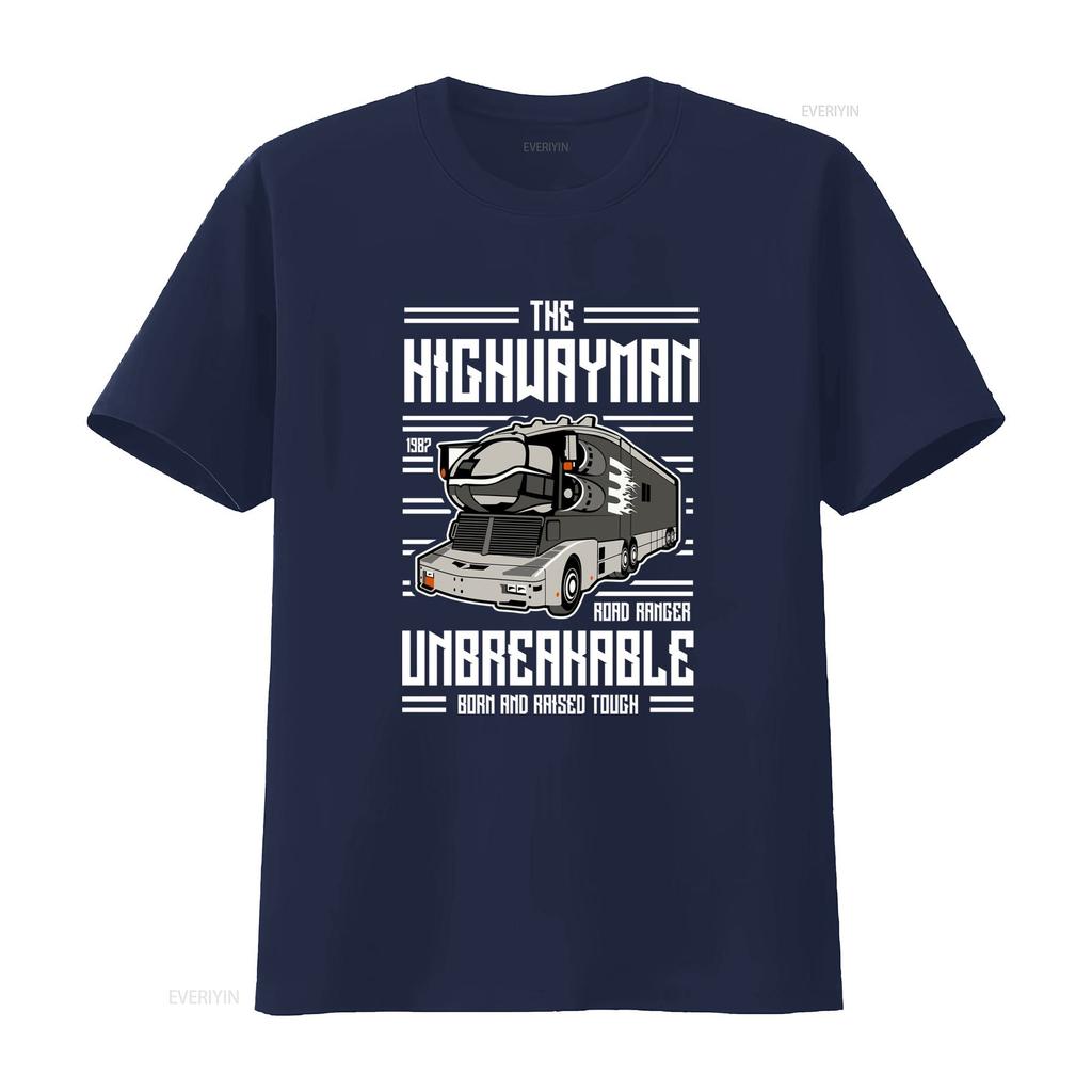 Mens T Shirt The Highwayman Unbreakable Horror Tribute Road Ranger 1982 Design vintage Washed Stretched homme designer clothes