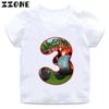 Blaze And The Monster Machines Cartoon Boys Clothes 1 2 3 4 5 6 7 8 9 Years Birthday Number Bow Kids T Shirt Baby Girls TShirts