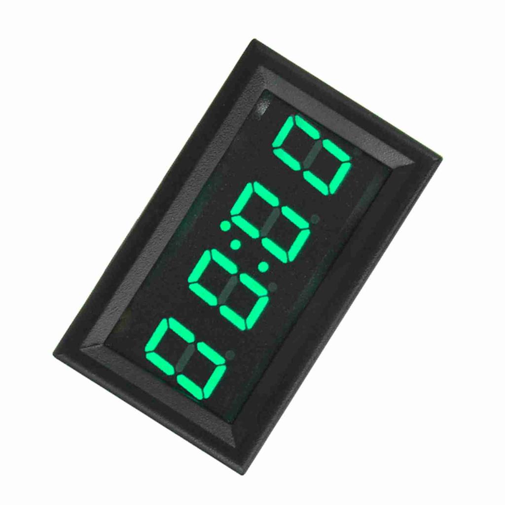 LED Elektronische Digital Leuchtende Auto Uhr Uhr Zubehör Dekoration (Grün)