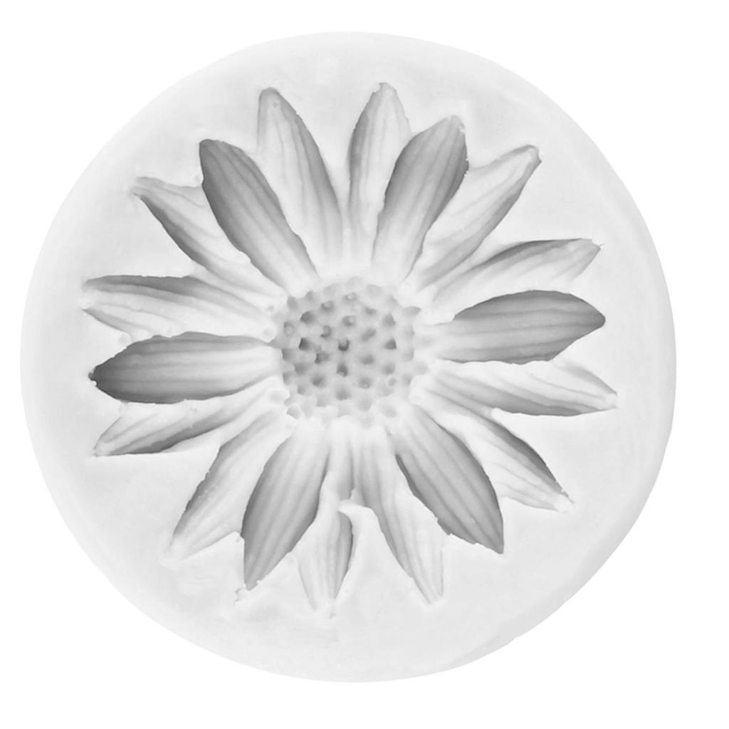 Flower Silicone Molds Sunflower Rose Chrysanthemum Flower Fondant Mold Cake Decorating Tools Cupcake Topper Candy Resin Clay Chocolate Gumpaste Mold