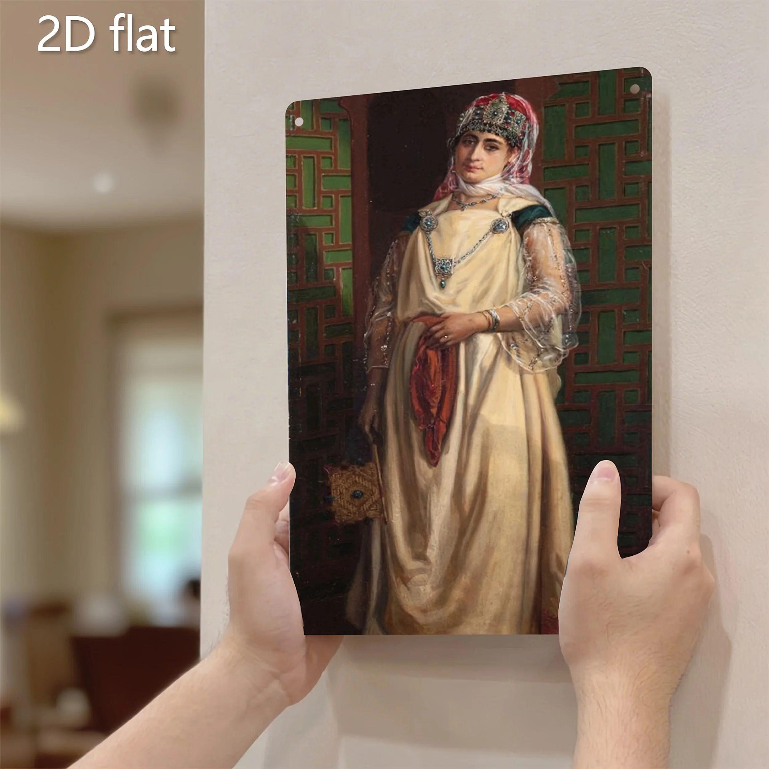 Металлическая настенная табличка Декор для подвешивания 20x30см