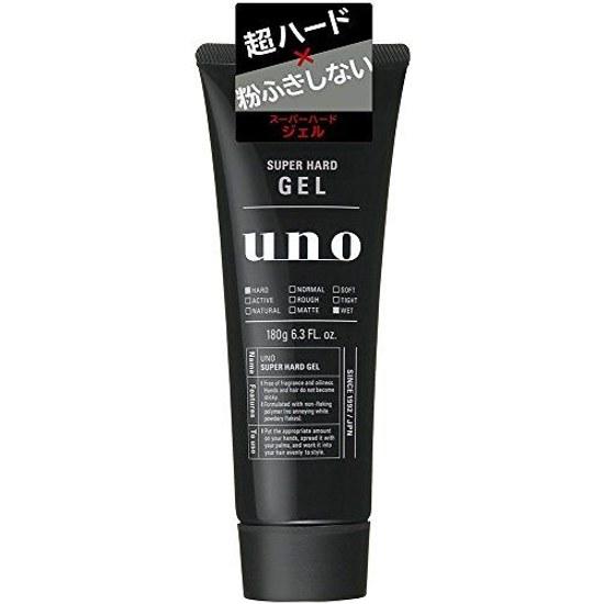 Set Shiseido Uno Super Hard Gel (180g) 6 Pieces Styling Hair