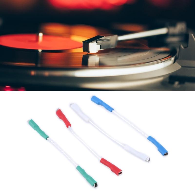 Turntables Cartridge Connectors Cable for Record Players, Copper Wire