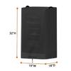 1PC Electric Barbecue Grill Cover 19*18*32inch Oxford Cloth Electric BBQ Grill Cover, Outdoor Waterproof Small Grill Covers