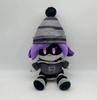 Plush Doll with Purple Hair and Hat, Soft Stuffed Character Toy, Collectible Gift for Fans