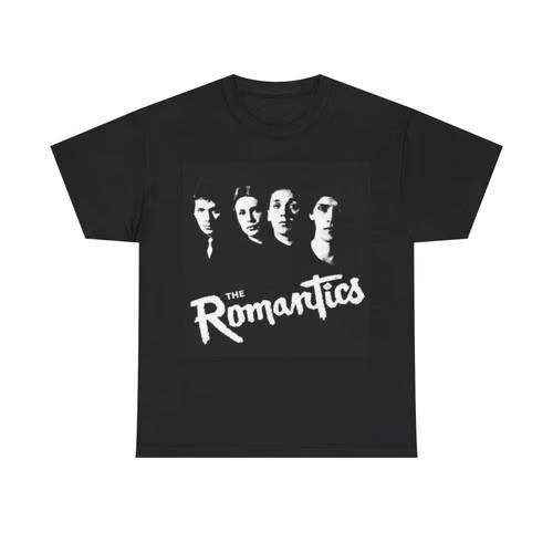 Футболка The Romantics Ретро Мерч Группы Винтажная Унисекс Хлопковая S