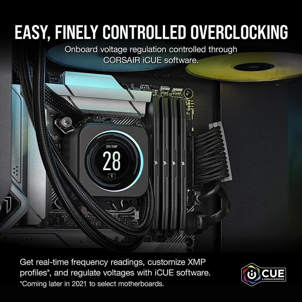 CORSAIR Desktop PC Memory VENGEANCE DDR5 Series Intel XMP Memory Kit 64GB x Black CMK64GX5M4B5600C36 DDR5-5600MHz (PC5-44800) [16GB 4]