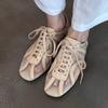Fashion Women Flat Sandals Lace-Up Sport Casual Sneaker Square Toe Soft Sole Shoes 2025 Trend Summer Comfort Breathable Zapatillas Mujer