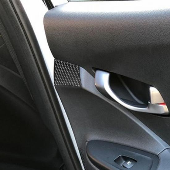 Carbon Fiber Interior Co-pilot Rear Door Panel Cover Trim For Hyundai Veloster