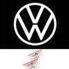 Car keychain/Car LED Decorative Door Light Welcome Projector Lamp For Volkswagen VW GTI Polo Golf Passat Tiguan Arteon Touran CCKD3