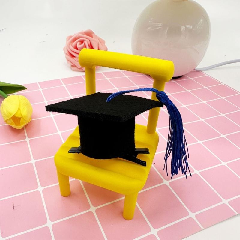 Felts Graduation Cap For Commencement Ceremony Party Photo Props And Costume Accessories Headwear for Degreeholders