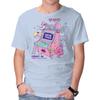 Unisex Crew Neck T-Shirt Retro Arcade Graphic Short Sleeve Casual Tee