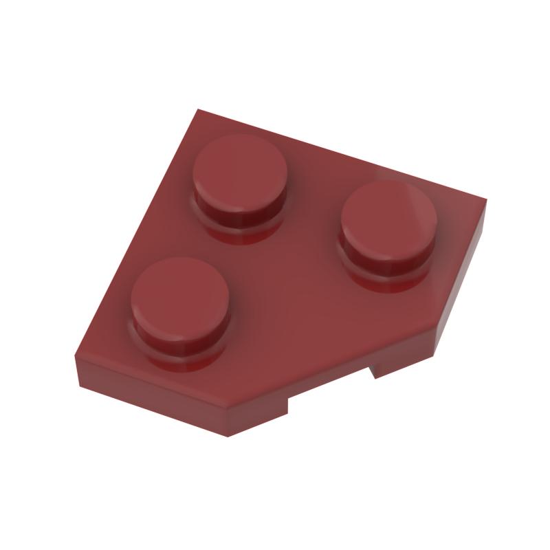 Non-Toxic Moc 10Pcs 26601 Wedge Plate 2X2 Building Blocks Kit Cut Corner Board Bricks Educational Particle Diy Toys Children Birthday Gift