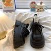 Women's 2026 New Japanese Style Mary Jane Shoes Black Brown Leather Thick Sole Round Toe Comfort Square Heel Lolita Girl's Shoes