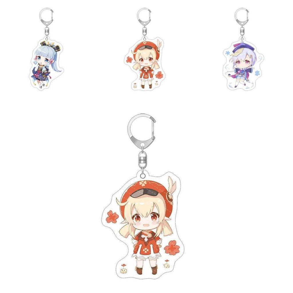 Uroczy Breloczek Genshin Impact Anime Kreskówka Kawaii Brelok Wisiorek Akrylowy Prezent