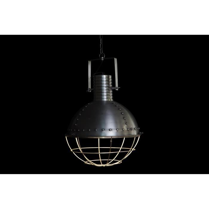 Suspension argenté argent 50 w (43 x 43 x 66 cm)