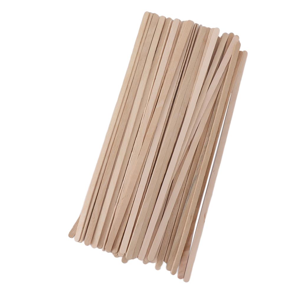500Pcs Coffee Stirrers 7.5in Birchwood Biodegradable Eco Friendly Convenient Wooden Stir Sticks for