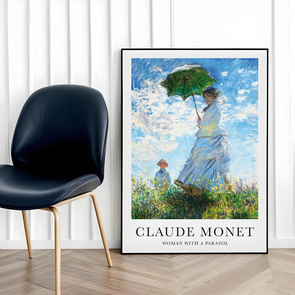 Poster Claude Monet Umbrella