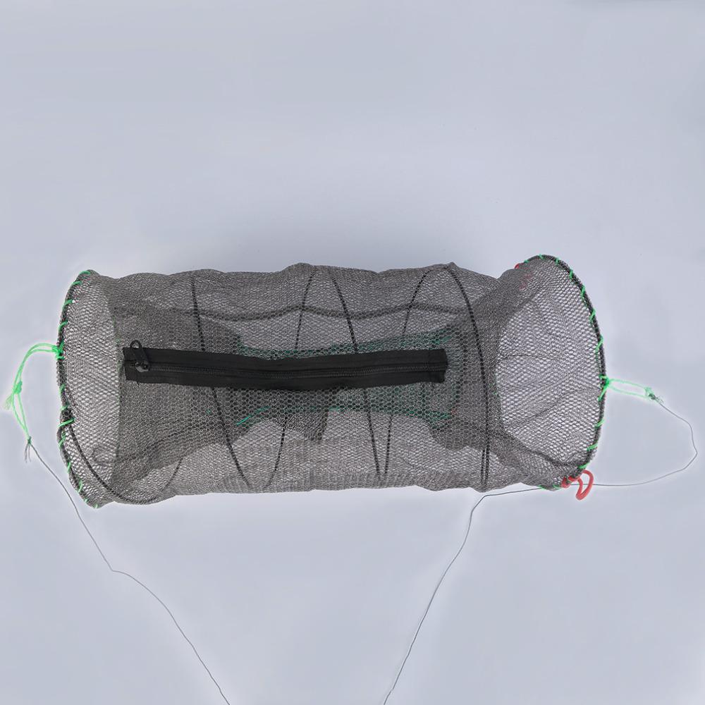 Crab Crayfish Lobster Catcher Pot Trap Fishing Net Eel Prawn Shrimp Live Bait Eel Crab Lobster Minnows Crawfish Net 2 size