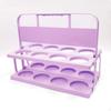 8 Cup Drink Carrier with Handle Folding Beer Holder Stable 8Slot Bottle Rack for Picnic, Camping,