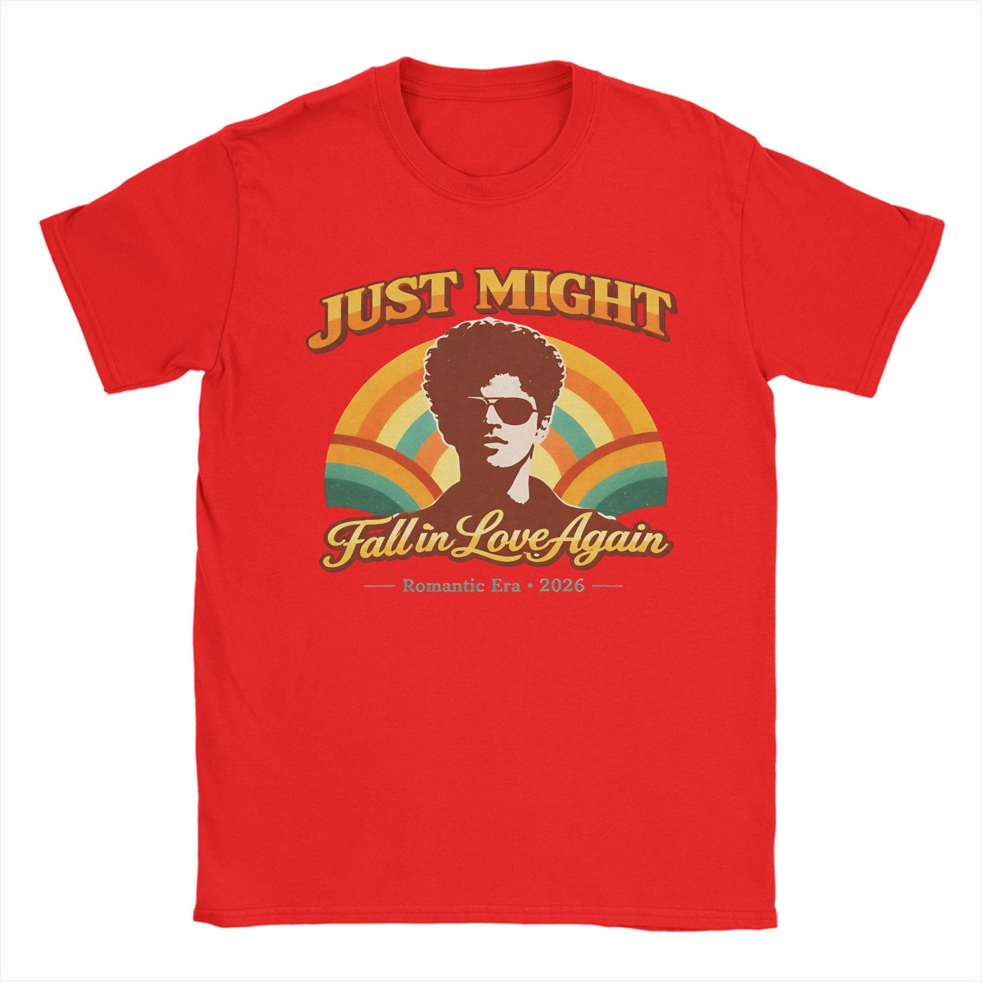 

Fashion The Romantic Tour Bruno Mars 2026 TShirt for Unisex O Neck Cotton T Shirts Short Sleeve Tee Shirt Summer Clothing S