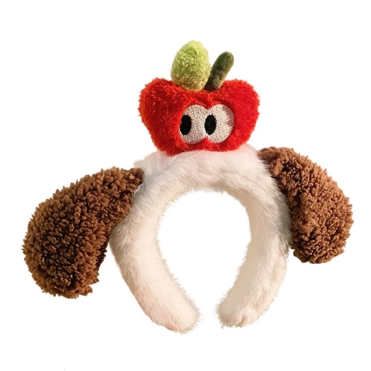 Fashionable Fruit Headwear Lightweight Plush Fabric Hair Band Props For Outdoor Activity And Daily Styling Tool