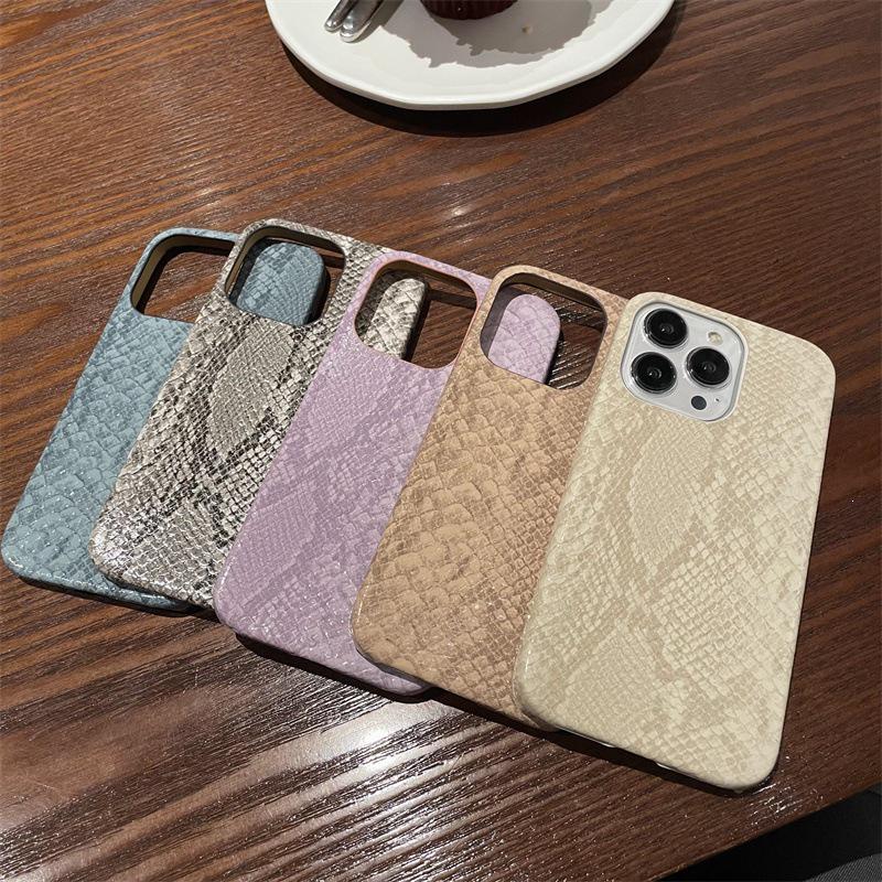 Premium Crystal Snake Skin Pattern Phone Case for iPhone 11-14, Pro/Max Models