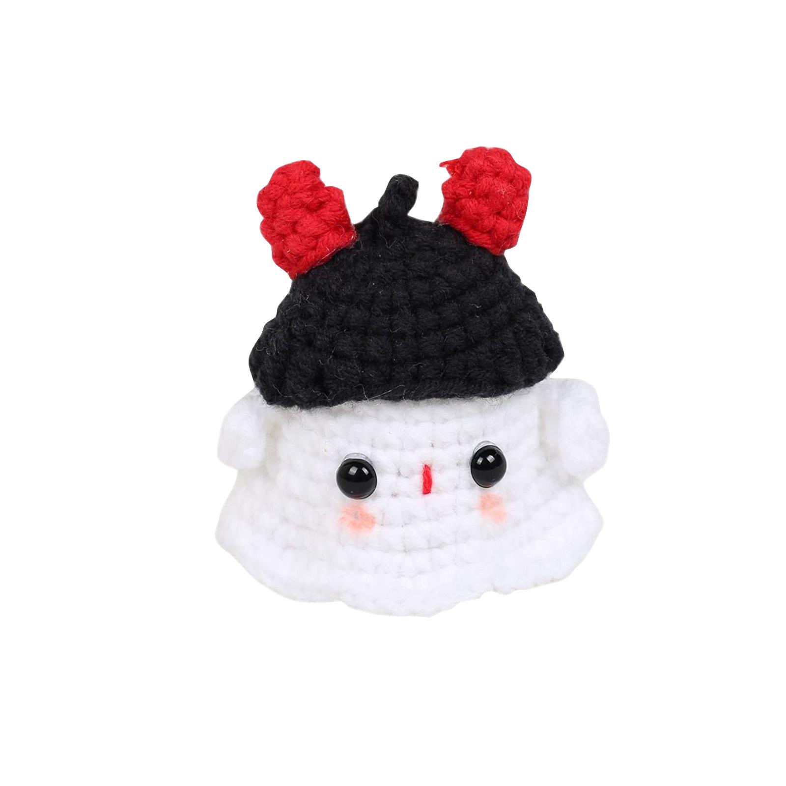 

Cute Crochet Doll Accessories For Halloween Car Decorations, Hanging Decorations For Car Rearview Mirrors, For Women, Men, Bags And Family Gifts One Size