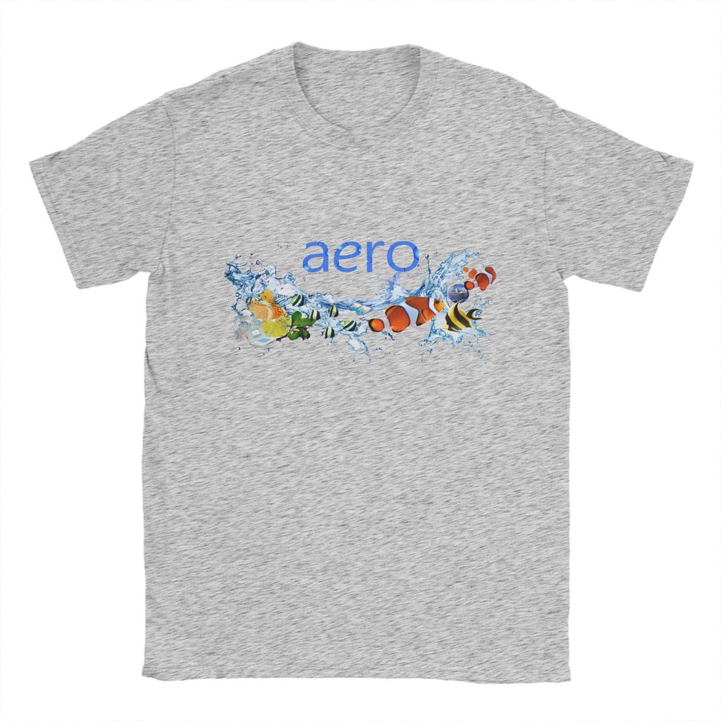 Novelty Frutiger Aero World Design TShirt Men Crew Neck Pure Cotton T Shirts Short Sleeve Tees Original Tops