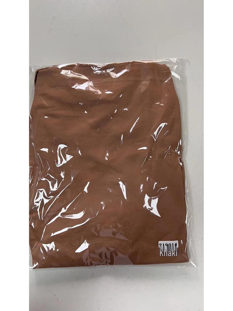 Yiduo Duo Solid Color Comfortable Casual Muslim Headscarf 21901 - Versatile Single Layer Patchwork Design