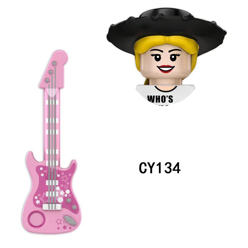 LG1015 Mädchen Bausteine Berühmte Zusammenbausteine Prinzessin Mini-Puppen Actionfiguren Kinder Niedliche Kawaii Spielzeuge für Weihnachtsgeschenke